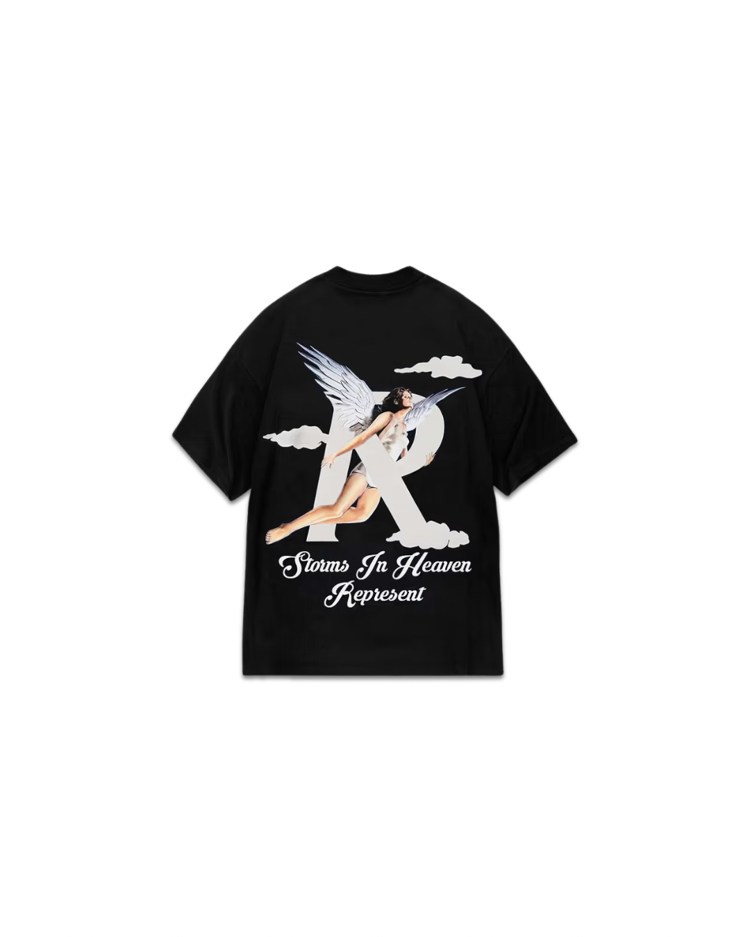 REPRESENT STORMS IN HEAVEN TEE - “BLACK”