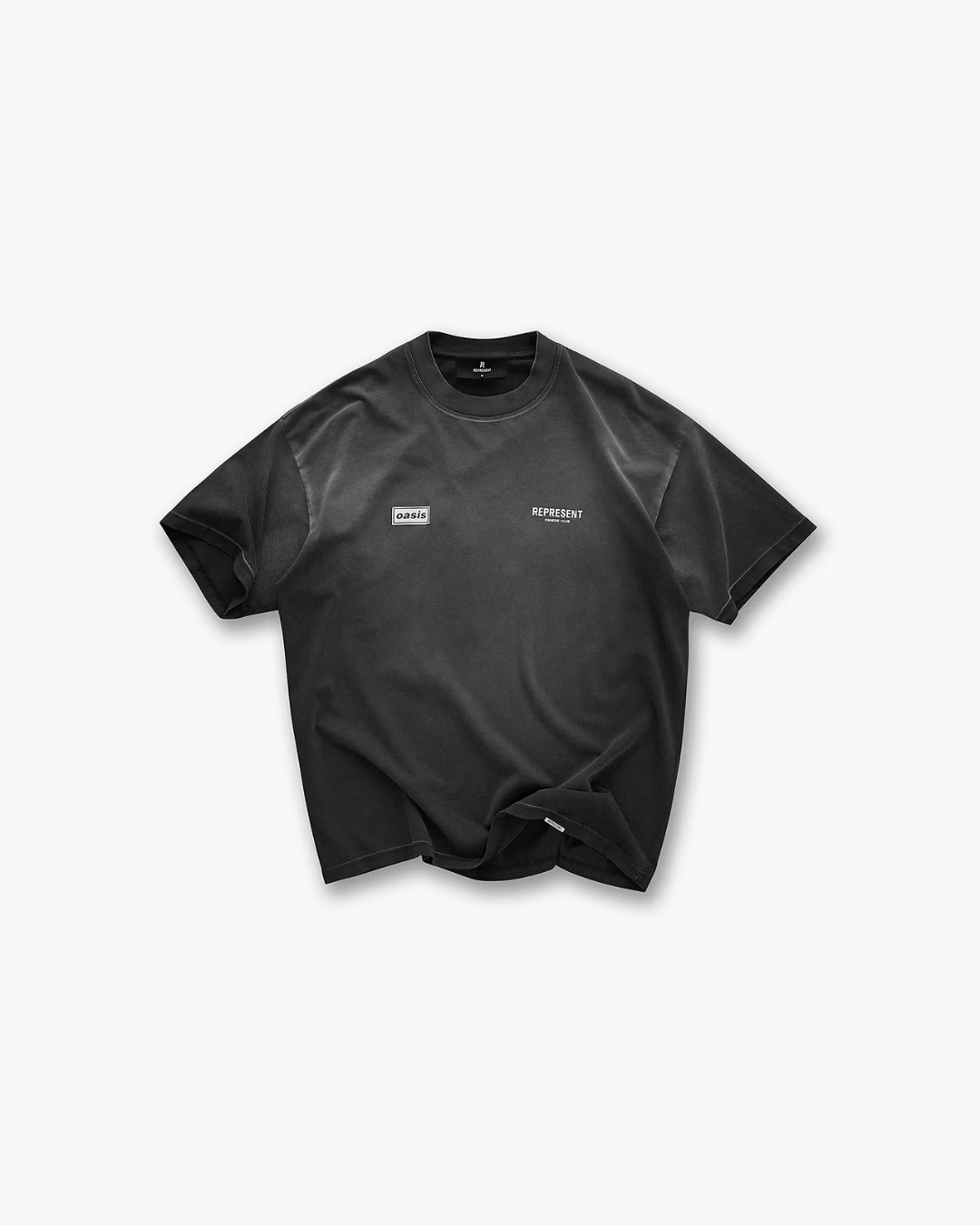 REPRESENT X OASIS OWNERS CLUB TEE - “STAINED BLACK”